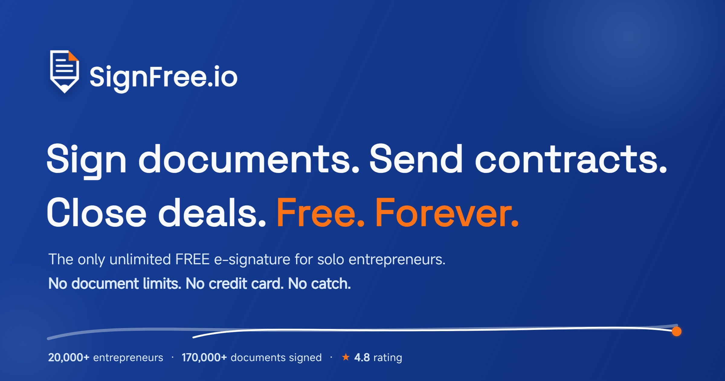 SignFree — Free e-Signature for Solo Entrepreneurs (Unlimited, simple) product preview
